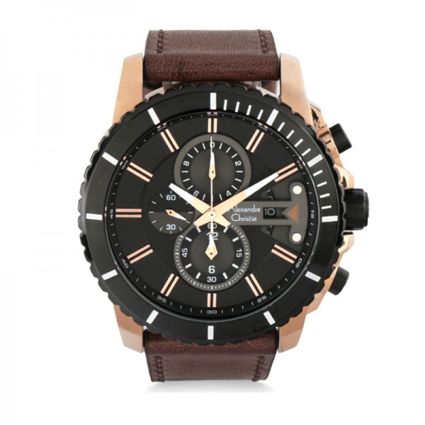 Alexandre Christie AC 6527 Rosegold Black MCLBRBA